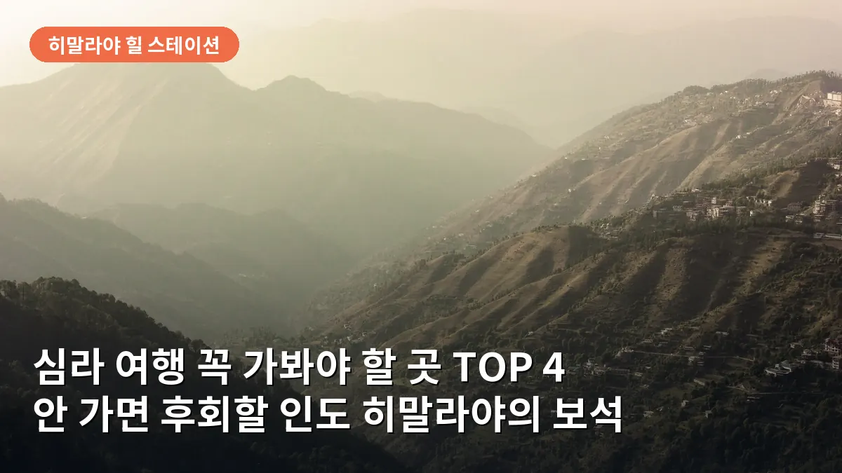 심라 여행 꼭 가봐야 할 곳 TOP 4: 인도 히말라야의 매력을 만끽하는 필수 코스